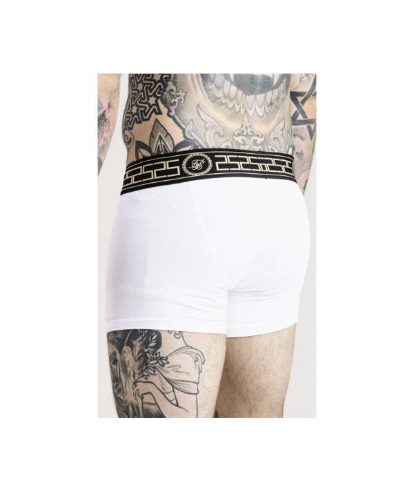 SikSilk  Cartel Boxer Shorts (2 Pack) - Black & White