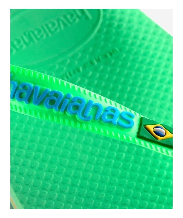 Chanclas Havaianas Brasil Logo Verde
