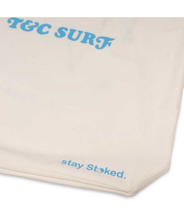 T & C SURF DESIGNS OG LARGE TOTE BAG OFF WHITE