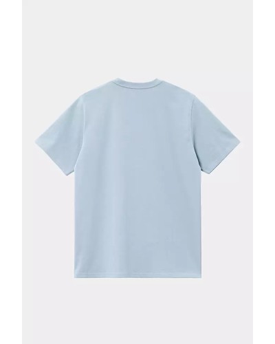 CAMISETA CARHARTT AMERICAN SCRIPT FROSTED BLUE
