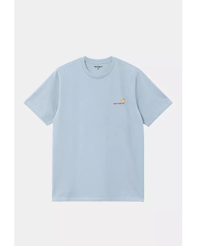 CAMISETA CARHARTT AMERICAN SCRIPT FROSTED BLUE